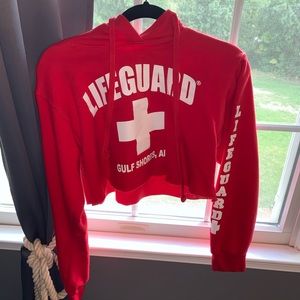 Lifeguard cropped hoodie